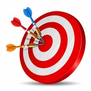 Dart hitting target